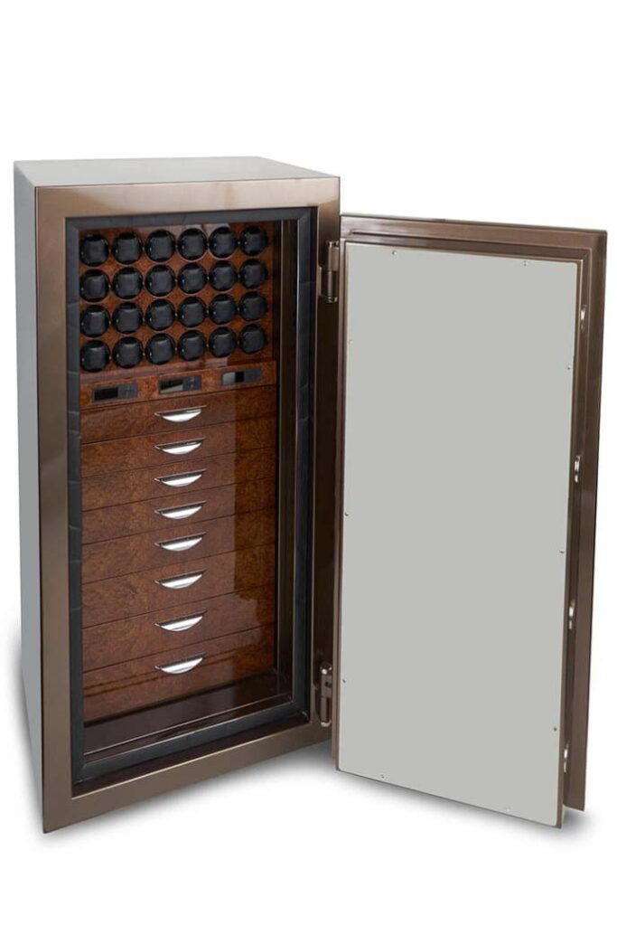 Legacy II 60 with Watch Winders in Chocolate Brown Lacquer